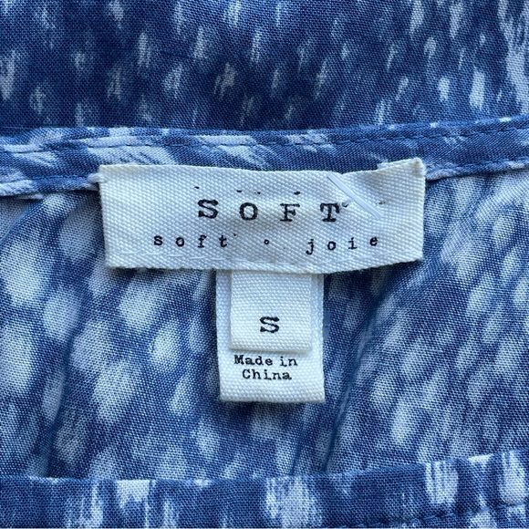 Soft Joie Blue Patterned Snakeskin Dress - Picture 7 of 8